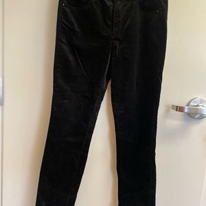 Ann Taylor Black velvet pants